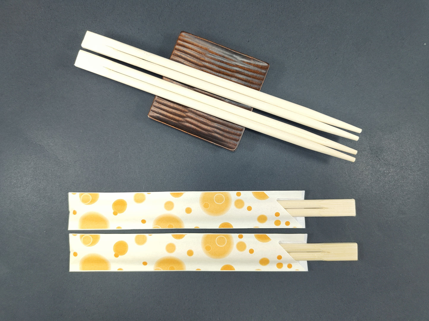Wholesale disposable bamboo twin chopsticks | Wholesale disposable bamboo chopsticks with heads | Suitable for Asian food catering disposable bamboo twin chopsticks