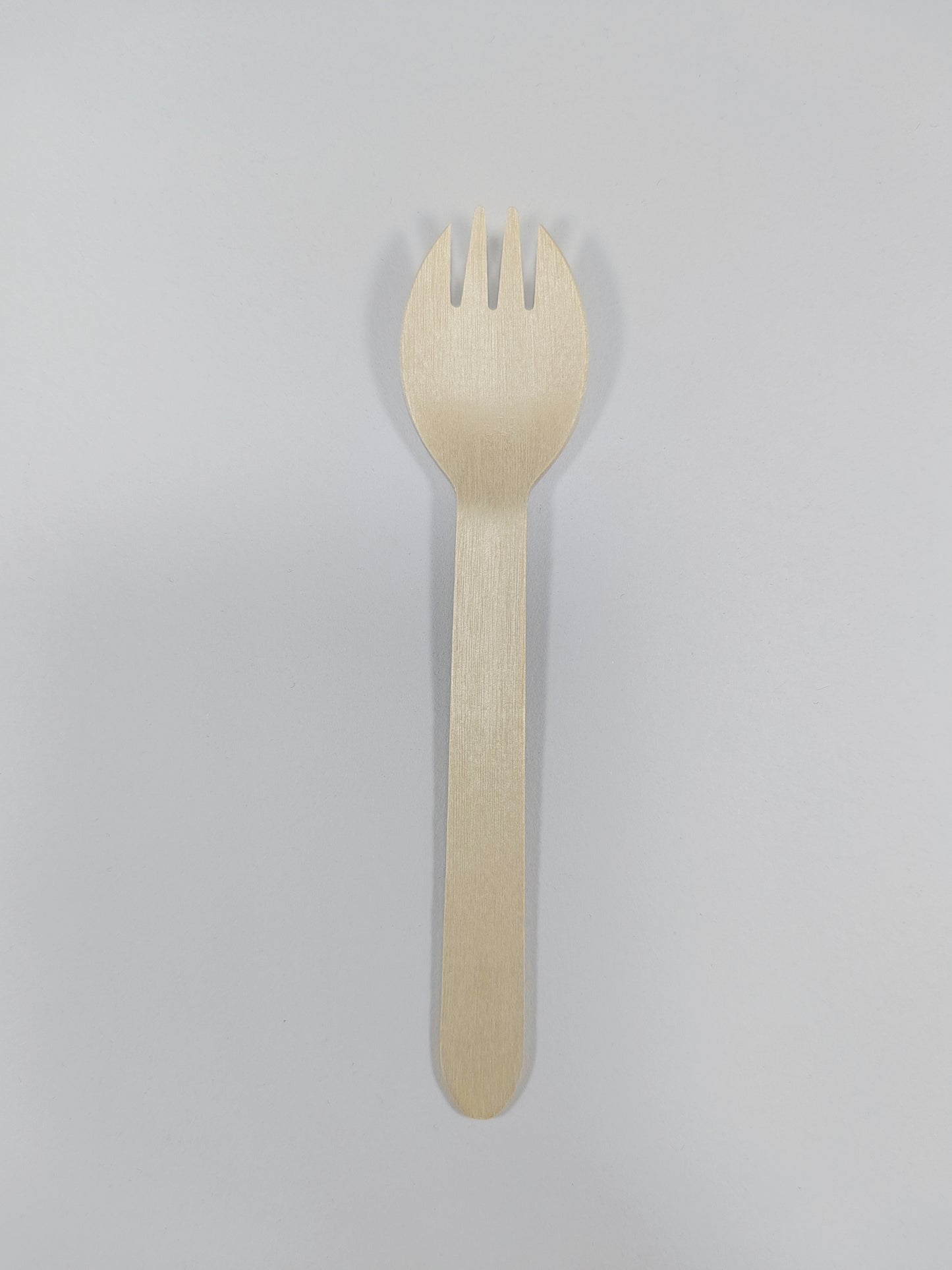 Disposable Wooden Sporks Wholesale | JIALI Eco-friendly 3 Prong Fork and Spoon | Wood Mini Spork