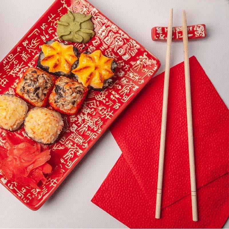 Wholesale round disposable bamboo chopsticks | Individually packed, bulk disposable bamboo chopsticks | Customizable logo printed disposable bamboo chopsticks | Supply restaurant takeaway disposable chopsticks
