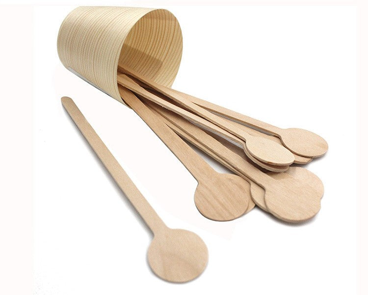 Custom round head wooden coffee stir sticks | Wholesale disposable wooden stir sticks | Custom square head coffee sticks | Custom hot stamping logo coffee sticks