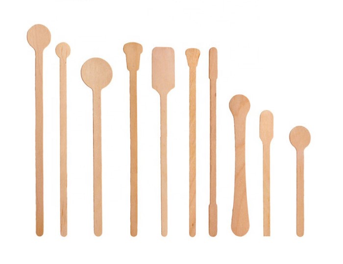 Custom round head wooden coffee stir sticks | Wholesale disposable wooden stir sticks | Custom square head coffee sticks | Custom hot stamping logo coffee sticks