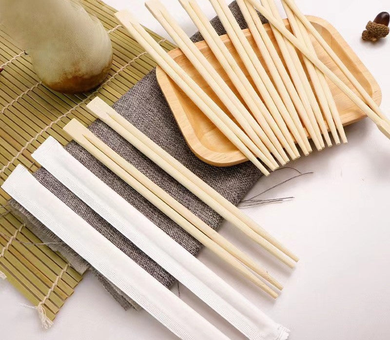 Wholesale disposable bamboo twin chopsticks | Wholesale disposable bamboo chopsticks with heads | Suitable for Asian food catering disposable bamboo twin chopsticks