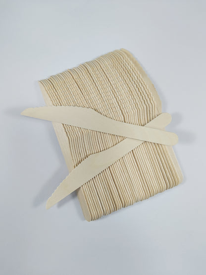 Eco-friendly disposable wooden knife wholesale | Biodegradable disposable wooden knife wholesale | Compostable disposable wooden knife factory manufacturer | Disposable cake wooden knife 