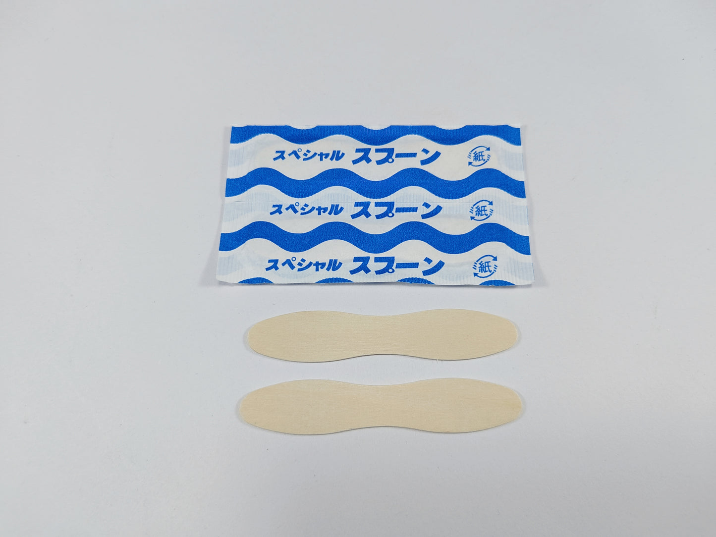 75mm Disposable Wooden Ice Cream Scoop Wholesale | Eco-friendly Biodegradable Compostable Small Wooden Spoon | Individually Paper Wrapped Ice Cream Scoop | Custom Ice Cream Wooden Spoon 