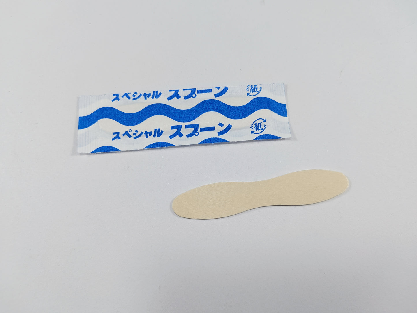 75mm Disposable Wooden Ice Cream Scoop Wholesale | Eco-friendly Biodegradable Compostable Small Wooden Spoon | Individually Paper Wrapped Ice Cream Scoop | Custom Ice Cream Wooden Spoon 