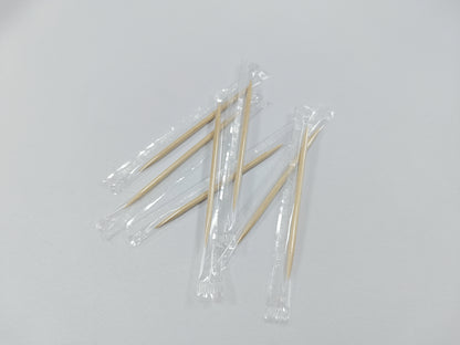 65mm Eco-friendly Biodegradable Compostable Double Tip Wooden Toothpicks Wholesale | Reusable Toothpick Box Toothpicks | Disposable Wooden Toothpicks 