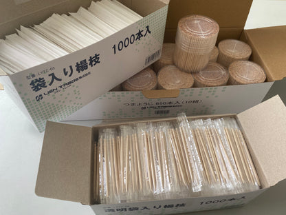 双尖木牙签 | 单尖木牙签 | 一次性木牙签