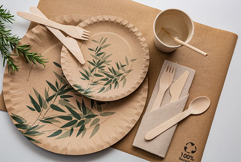 Compostable Disposable Wooden Cutlery Set Wholesale | Disposable Wooden Knife, Fork and Spoon Set Wholesale | Biodegradable Disposable Cutlery Set | Disposable Eco-friendly Cutlery Manufacturer 