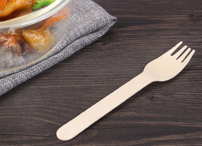Disposable wooden forks wholesale | Disposable compostable forks | Eco-friendly wooden fork manufacturers | Degradable disposable wooden forks source factory wholesale | Disposable wooden forks for takeaway fast food 