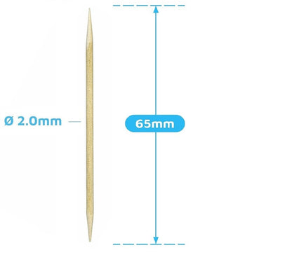 65mm Eco-friendly Biodegradable Compostable Double Tip Wooden Toothpicks Wholesale | Reusable Toothpick Box Toothpicks | Disposable Wooden Toothpicks 
