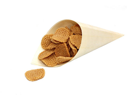 Wholesale Disposable Wooden Cone Food Cups | Disposable Wooden Cone Sushi Containers | Disposable Wooden Appetizer Food Cups | Eco-friendly Natural Poplar Wood Disposable Cone Wooden Cups | Disposable Tasting Wooden Cone Cups 